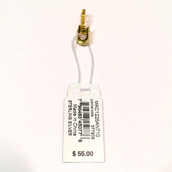 NWT MICHAEL Kors Charm Gold Bracelet charm - Picture 4 of 7